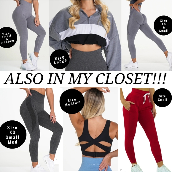 NVGTN Signature Leggings Powder Blue NEW - Picture 7 of 11